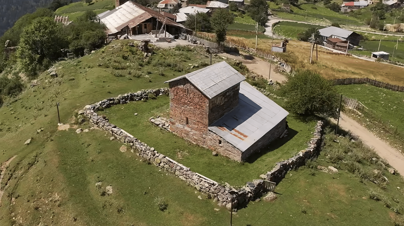The Church of Archangels in Tsvirmi